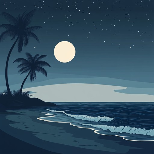 An instrumental composition that merges gentle afro cuban percussion with ethereal melodies to create a soothing, mystical atmosphere reminiscent of tropical nights