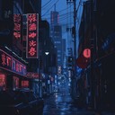dark urban streets inspire melancholic, reflective instrumental tunes