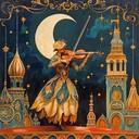 elegant violin waltz capturing carnival night's mysterious enchantment