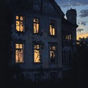 eerie melodies accompany a haunting, cinematic backdrop