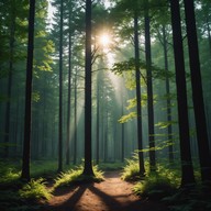 nature sounds blend with soft instrumentals