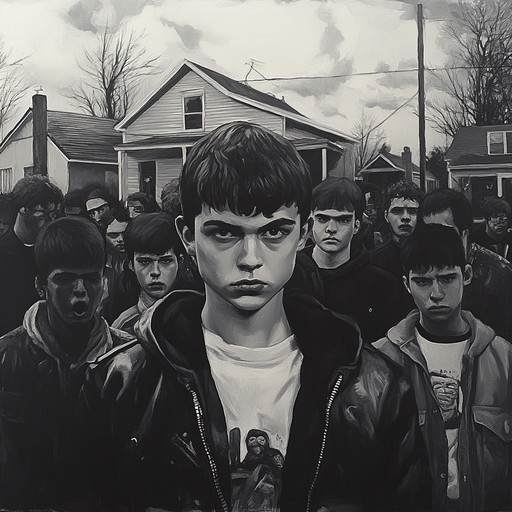 A dynamic instrumental depicting suburban life’s frustrations via chaotic guitars and frenetic drumming, climaxing into a cathartic release