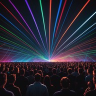 high energy synth and powerful beats.