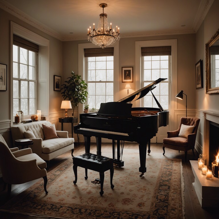 Imagine a world draped in twilight, where the gentle touch of a piano brings peace to the evening. This music is a companion for reflection and tranquility, a soft lullaby that soothes the soul and calms the mind