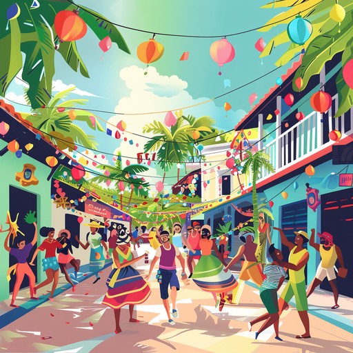 A dynamic song that merges the infectious grooves of funk with the vibrant rhythms of tropical music, bringing a festive, high energy atmosphere perfect for dancing and summer parties.