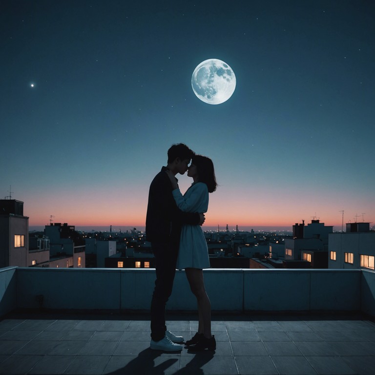 This track features a soothing melody that encapsulates the essence of a quiet, romantic evening. Soft piano notes blend with understated electronic elements, creating a dream like soundscape perfect for unwinding or contemplative moments. Designed to evoke feelings of intimacy and peace, this composition is ideal for those seeking solace in music after a long day.