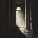 unnerving neoclassical piece echoing through eerie, desolate halls