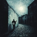 a mysterious tango melody enveloped in the mystique of night.