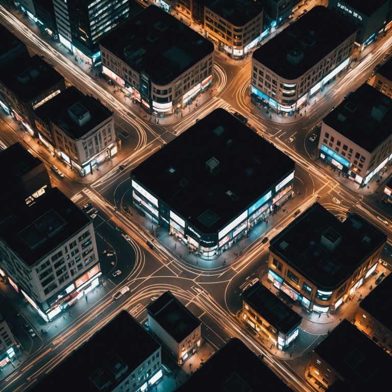 This track captures the essence of a bustling city life translated into irresistible hip hop beats. The rhythm echoes the ceaseless energy of urban explorations at night, infused with the culture and vibe of the city streets, blended perfectly to create a soundscape that resonates with the listener's inner city dweller. The sounds encapsulate the clash of neon lights and the whispers of the night breeze, all coming together in a harmonic yet dynamic beat.