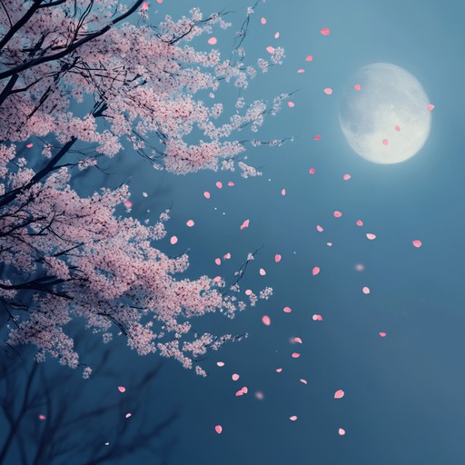 An instrumental j pop composition that blends gentle piano with soft strings, creating a sentimental atmosphere that evokes memories of past love and longing. The melody flows like petals falling from sakura trees, touching the heart with its delicate harmonies.