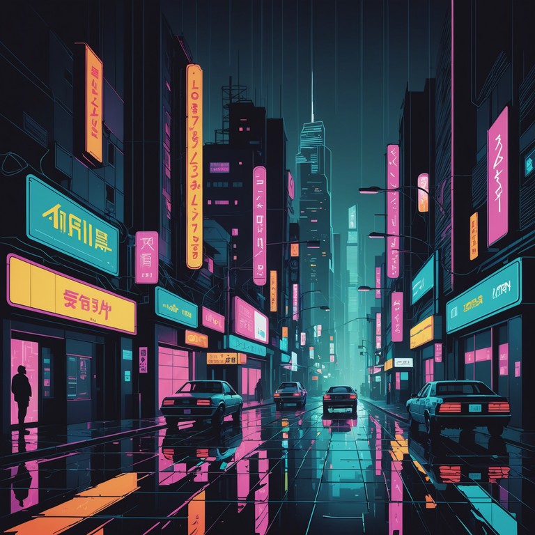 This track evokes the eerie, unsettling paradox of mechanical yet humanesque touches within a futuristic city dominated by machines. The robotic patterns layered over emotional, human chords create an immersive narrative of a world on the brink of technological singularity.