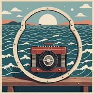 reflective accordion melody evokes the sea's vastness.
