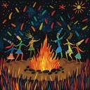uplifting tribal rhythms celebrating life and unity.