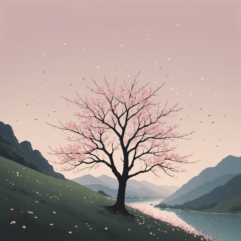 This instrumental track captures the serene beauty of cherry blossoms in spring, evoking feelings of tranquility and quiet reflection. The gentle flow of the music is perfect for unwinding or providing a calm background for meditation.