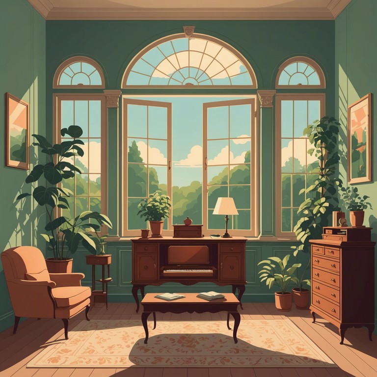 This composition uses gentle harpsichord melodies to transport listeners back to the opulence and serene sophistication of the baroque era, creating a peaceful haven away from the modern world.