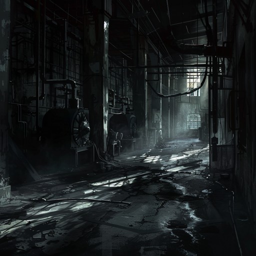 An intense instrumental blending distorted metal guitars with creepy industrial sounds. Perfect for evoking fear and tension in horror projects.