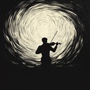 an eerie capriccio weaving through shadows with playful menace