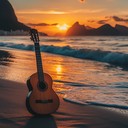 an instrumental samba evoking serene brazilian beaches at dusk