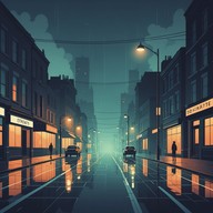 ambiance of dark synthpop, full of suspense.