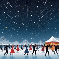 fast paced holiday rhythms and joyful dance.