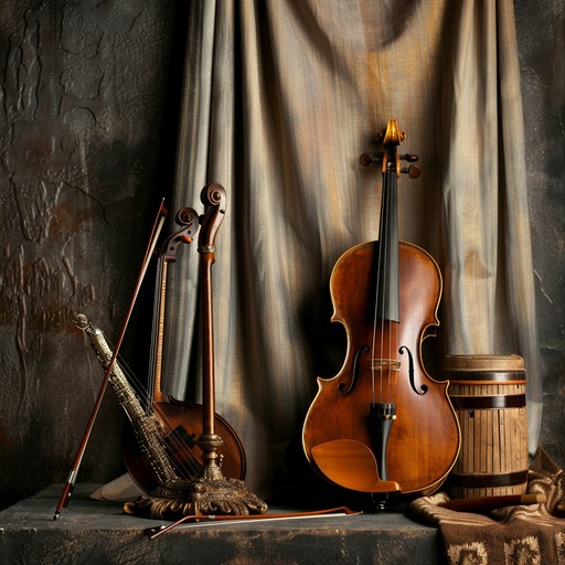 A timeless symphony merging jewish traditional motifs with intricate, modern arrangements. Designed to evoke heritage and sophistication, this instrumental piece pairs intricate string sections with classic klezmer influences.