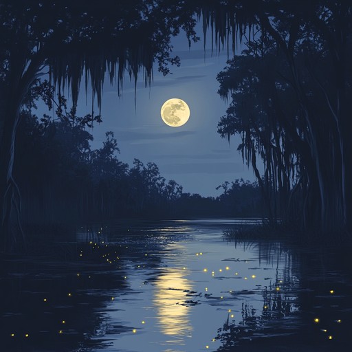 This track blends laid back phonk beats with ambient nature sounds, evoking a serene night by the bayou. The deep bass lines are accompanied by smooth synths and gentle percussions to create a calming atmosphere. Perfect for unwinding and relaxation.