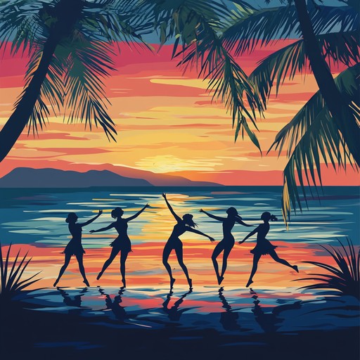 A vibrant and uplifting instrumental dance track featuring catchy melodies and rhythmic beats, designed to evoke feelings of joy and freedom, encouraging listeners to dance carefree as the sun sets, painting the sky with warm hues.