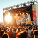 bright, melodic synths with uplifting rhythms creating euphoric vibes.