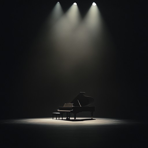 A haunting theatrical piece that delves deep into the shadows of the night, drawing listeners into a world of dramatic tension and brooding darkness. The music unfolds with rich piano melodies, string arrangements, and ambient textures, creating an engaging narrative that captivates and mystifies.