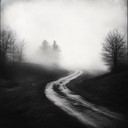 mysterious tune with ghostly echoes and eerie country vibe.