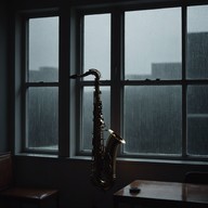 emotive saxophone carries the weight of introspection