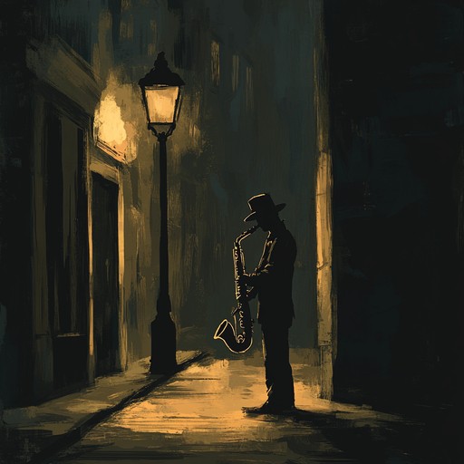 A tranquil instrumental combining relaxed rnb grooves with the soulful tones of the saxophone, set against atmospheric ambient backgrounds, evoking late night reflections in a bustling city.