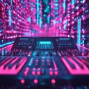 cosmic synths, uplifting beats create ecstatic utopian soundscapes