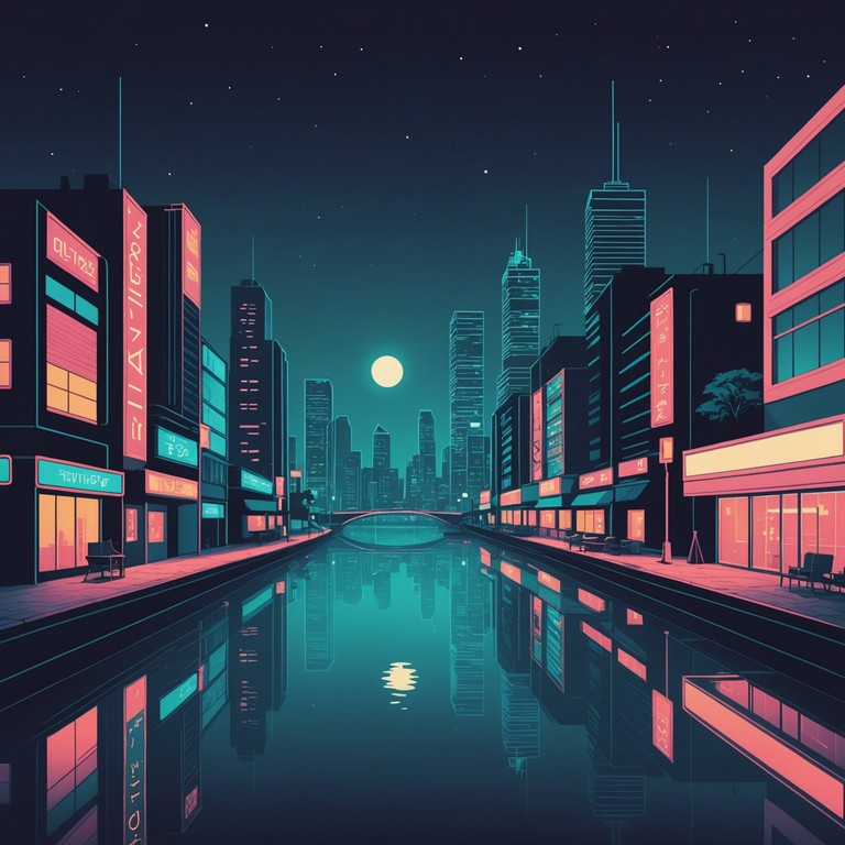 A tranquil yet vibrant journey through a serene urban environment, accentuated by neon lights reflecting off calm waters. Combining soothing rhythms with subtle future bass influences, this track provides a relaxing yet invigorating experience. Designed to evoke feelings of walking through a peaceful city at night lit by neon art installations and gentle streetlights