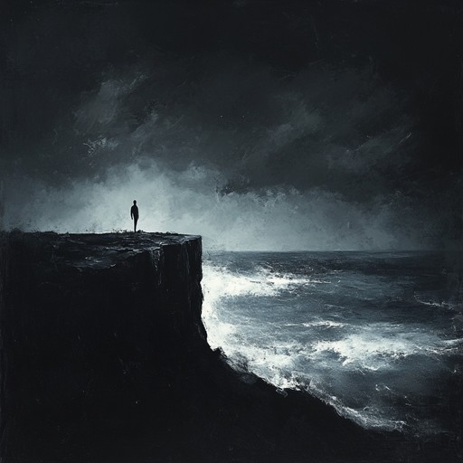 A haunting piece capturing inner turmoil with somber, resonating melodies.