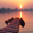 melodic reflection by sacred waters