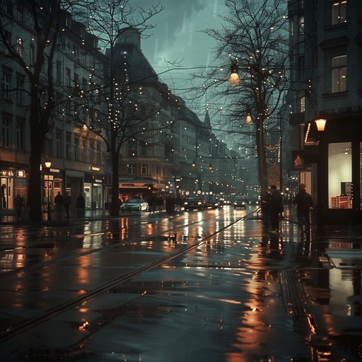 This track captures the hush of a cityscape at night, gently caressed by the reflections of streetlights on wet pavements. A delicate yet soulful melody unfolds, leading you through quiet contemplations and peaceful introspection. As it progresses, subtle orchestration enhances the narrative, beckoning you to wander through the echoes of your own thoughts.