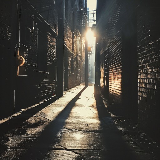 This track creates an atmosphere thick with suspense and shadow, where the raw energy of punk fuses with the enigmatic pulses of the streets at night. The music escalates as if narrating a chase through a dystopian cityscape, punctuated by aggressive bursts of sound that hint at unseen dangers lurking around every corner.