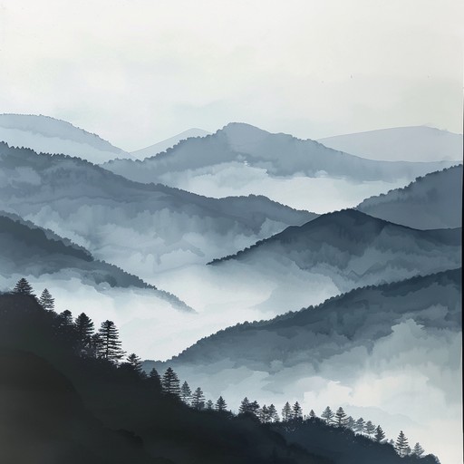 This instrumental should capture the essence of a foggy morning in the appalachian mountains, with a slow build that mirrors the rising sun and the awakening of the forest. The melody should evoke a sense of nostalgia and profound connection to nature.