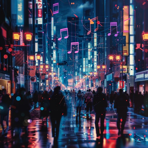 An electrifying instrumental that captures the pulse of city nightlife through a sophisticated blend of pop rock elements. The electric guitar leads a symphony of rhythmic percussions and soulful synths, creating a tapestry of sound that mirrors the energy of an urban evening. This track transitions seamlessly, presenting a journey through the heart of the city, making it perfect for nighttime drives or reflections.