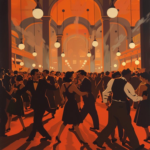 An energetic and lively swing track featuring infectious rhythms, driving brass, and jumping bass lines that will make you want to dance all summer long. It's perfect for capturing the vibrant atmosphere of a 1930s dance hall. Whether you're throwing a party or just need a pick me up, this track will get you moving. Get ready for an exhilarating experience full of joy and swing