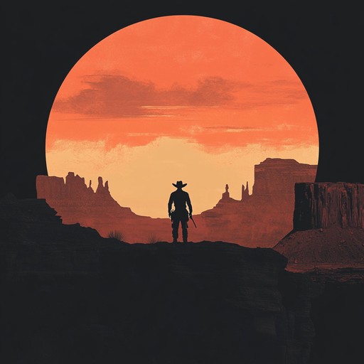 This instrumental piece evokes the quiet solitude of a lone cowboy, wandering through expansive deserts under a shimmering sunset. Soft, twinkling melodies combined with deep, resonant tones create a dreamy, western atmosphere that's nostalgic and cinematic.