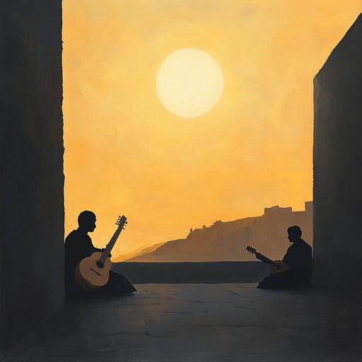 An intimate fusion of western acoustic guitar and eastern sitar. Soft plucked strings create a peaceful and contemplative soundscape, perfect for moments of solitude.