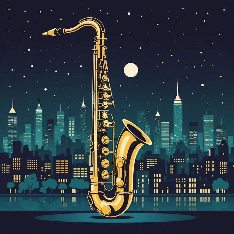 An instrumental track featuring a smooth saxophone taking the lead, ideal for a relaxed evening downtown. The music is gentle, combining elements of chill and warmth, perfect for unwinding after a day's work.