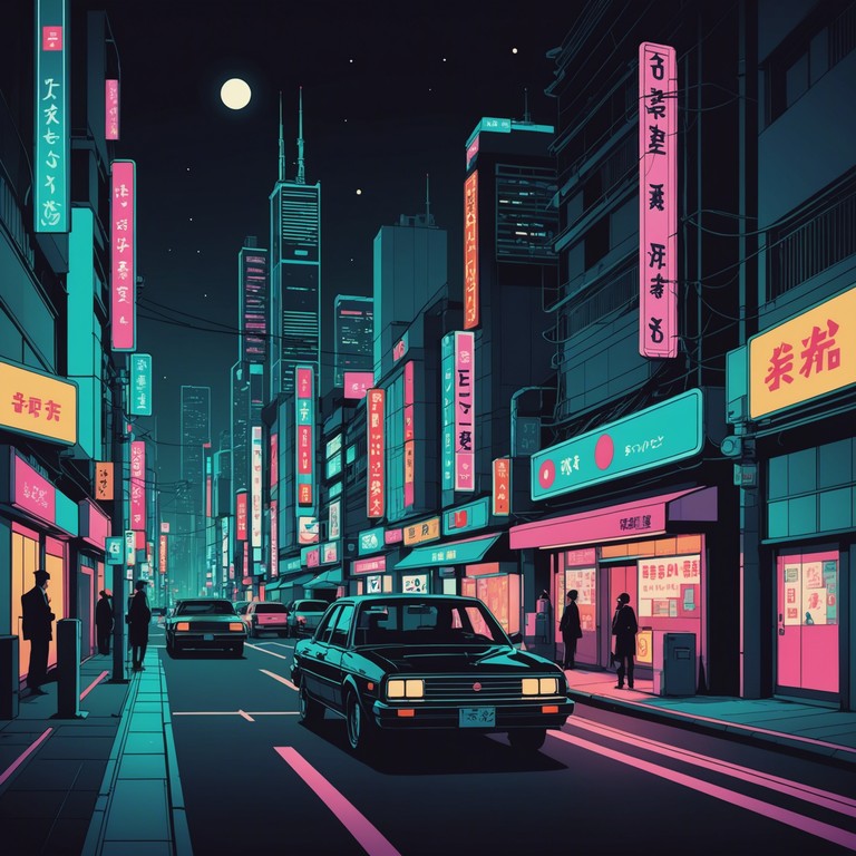 This track combines the haunting tones of a traditional japanese koto with the vibrant, ever evolving sound of modern japan, creating an eerie yet captivating soundscape. Set against a backdrop of tokyo at night, this composition blends traditional with contemporary, enveloping the listener in a supernatural ambiance.