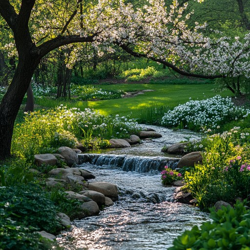 Experience a tranquil evening through this calm operatic instrumental piece. The soothing melodies and gentle harmonies of the harp and orchestral strings create a serene and relaxing environment, perfect for unwinding and letting go of stress.