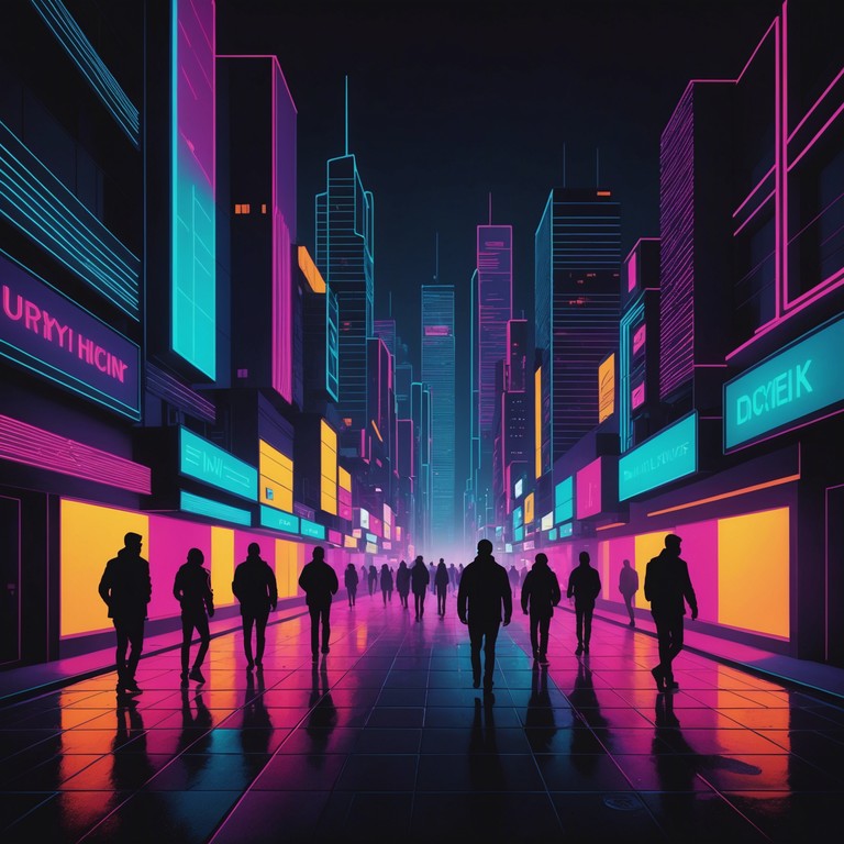 Step into an alternate dimension where reggaeton beats rule and neon lights dictate the mood. This track combines psychedelic electronic vibes with smooth reggaeton rhythms, creating an experience that perfectly suits a late night drive through a luminescent cityscape.