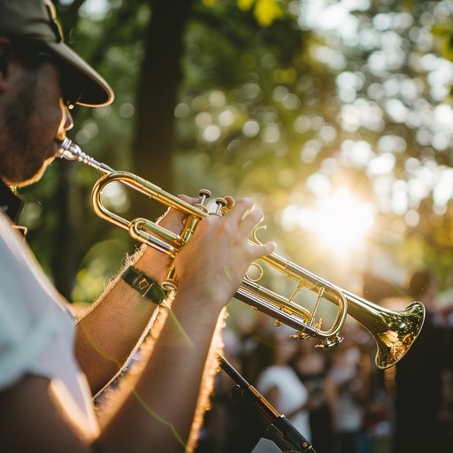 A lively and upbeat jazz tune that perfectly captures the energizing vibe of a summer gathering in the park. With spirited piano lines, dynamic trumpet solos, and rhythmic percussion, this piece exudes warmth, joy, and a sense of community.