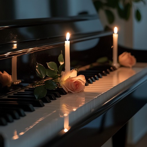 A delicate and enchanting orchestral composition that blends lush strings, graceful woodwinds, and tender brass to evoke a deeply emotional and passionate atmosphere. The music flows gently like a caress, creating an intimate ambiance perfect for romantic evenings.