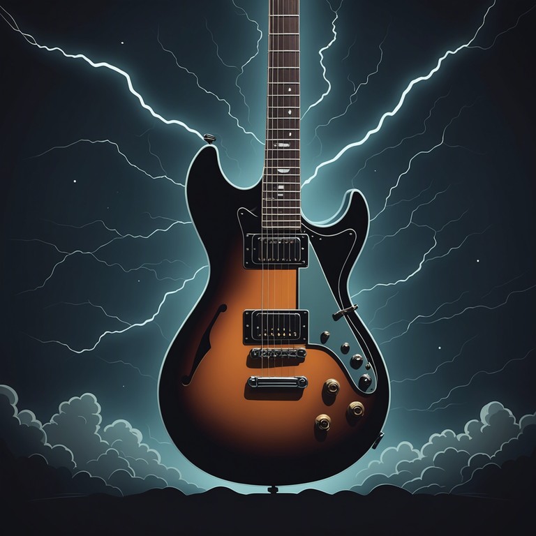 In this unique blend, the essence of deep romance is intertwined with the intense and heavy sounds of nu metal, creating a powerful yet emotional soundscape. The piece utilizes the evocative tones of an electric guitar to convey both the aggressiveness of metal and the tenderness of love, resulting in a complex and emotionally charged performance.